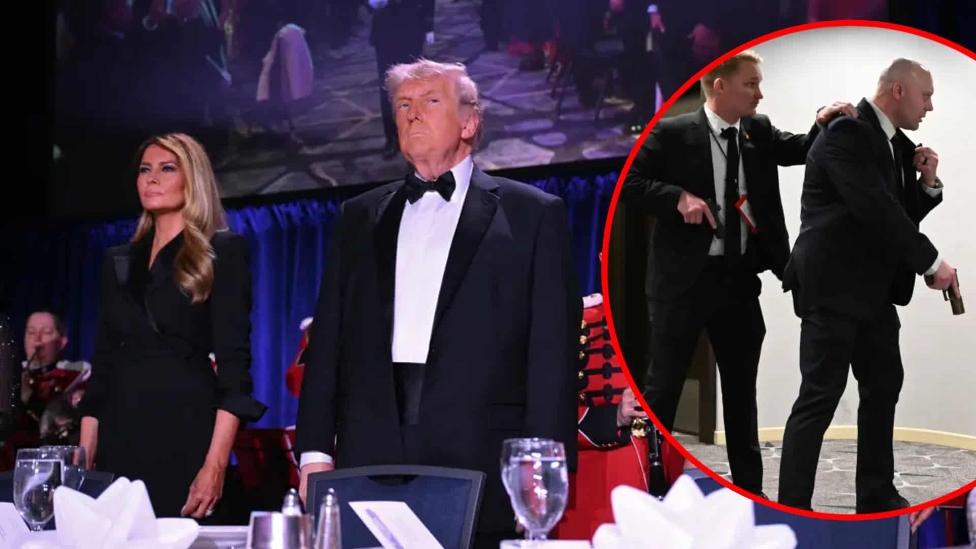 Trump salió apresuradamente del escenario tras disparos en la Cena de Corresponsales de la Casa Blanca
